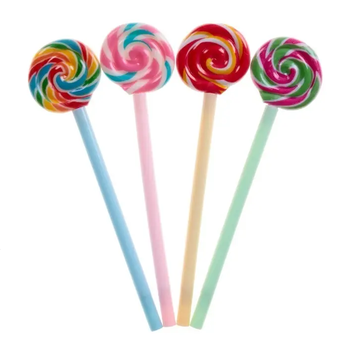 Ручка - прикол гелевая Calligrata «Леденец», неавтоматическая, чёрные чернила, 0.38 мм, подарочная, МИКС Ручка - прикол гелевая Calligrata «Леденец», неавтоматическая, чёрные чернила, 0.38 мм, подарочная, МИКС