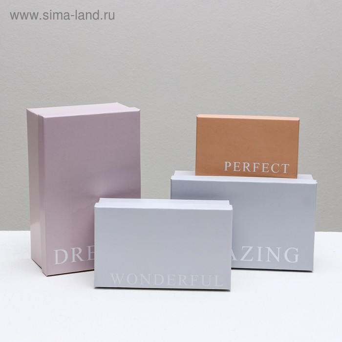 Набор коробок 10 в 1, упаковка подарочная, «Нежный», 12 х 7 х 4 - 32.5 х 20 х 12.5 см