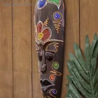 Маска "Соцветие" дерево 30х11х2 см Маска "Соцветие" дерево 30х11х2 см