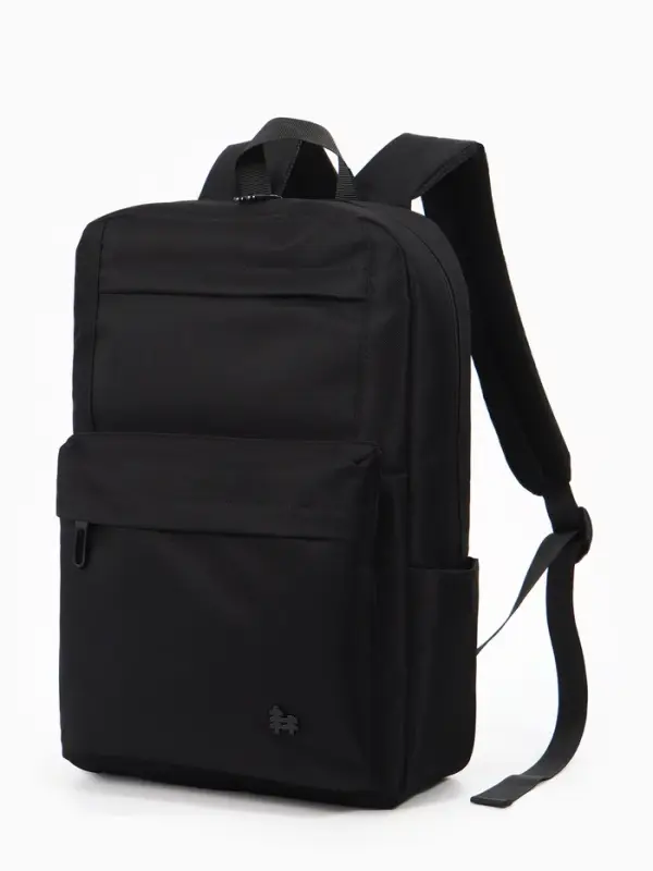 Рюкзак 28*9,5*42 см, 1 отд, 5 н/карм, Однотон, черный