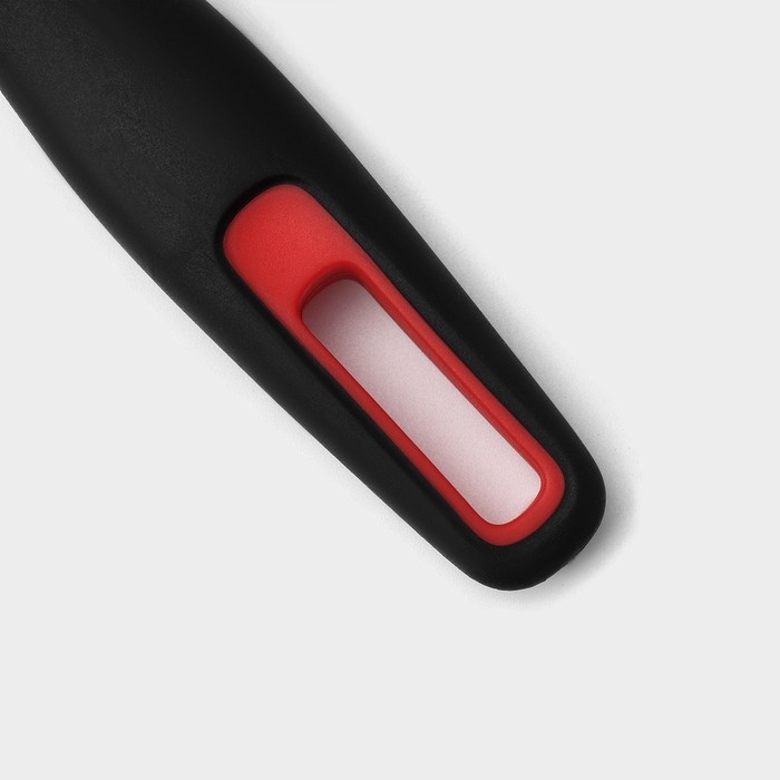 Овощечистка Доляна Digma, 17 см, нержавеющая сталь, чёрная, красная Овощечистка Доляна Digma, 17 см, нержавеющая сталь, чёрная, красная