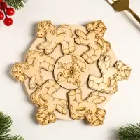 Подставка под горячее Лошадь маленькая, 20см, можжевельник