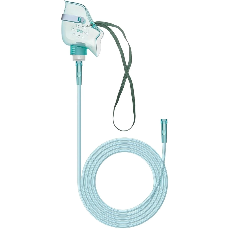 Маска кислородная, L стандарт. с трубкой,  213 см, Mederen 0115-M161-21