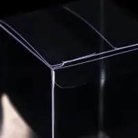Складная прозрачная коробка из PVC, для упаковки подарков, 6×6×8 см