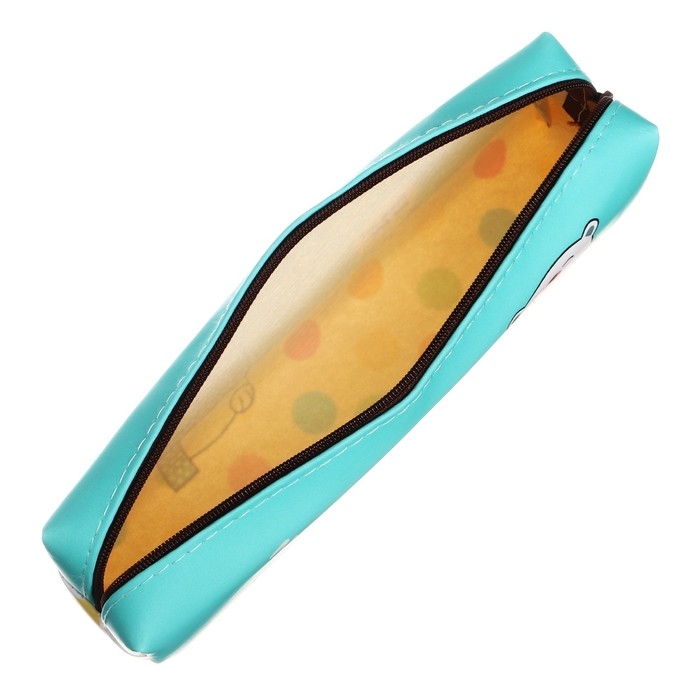 Пенал школьный Пенал школьный "Зверюшка", на молнии, синий