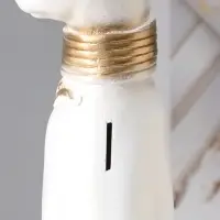 Копилка для денег &laquo;Кошка Маркиза с обручем&raquo;, белая, 48&times;18&times;15 см