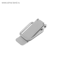 Замок-защёлка на ящик Z04, 7.5 см, нержавейка, без проушины, 4 шт TMP