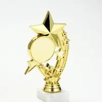 Кубок, наградная фигура &laquo;Звёзды&raquo;, подставка мрамор, золото, 19&times;10.5&times;5 см