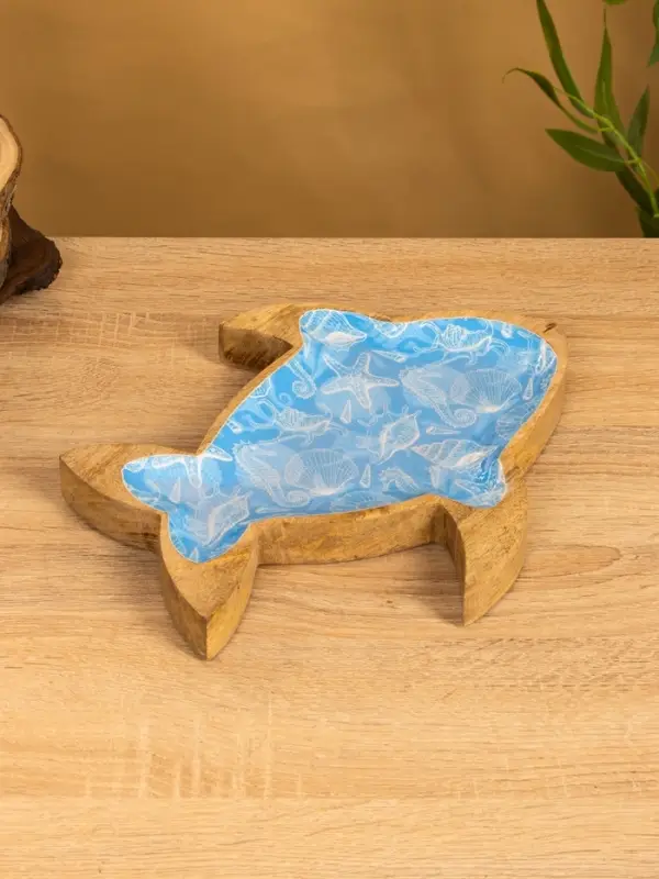 Блюдо сервировочное «Рыбка», 3×23×28 см, дерево Блюдо сервировочное «Рыбка», 3×23×28 см, дерево