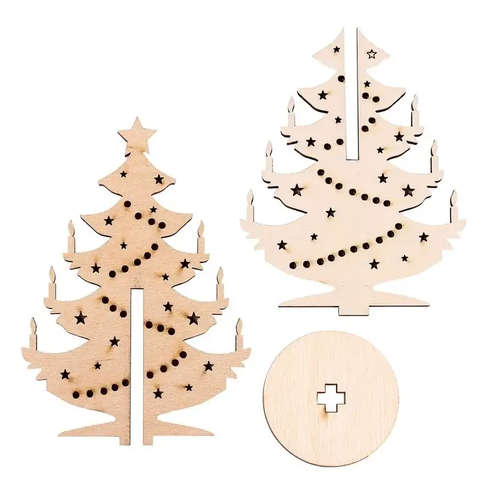 Модель из дерева &laquo;Ёлка сборная №6&raquo;