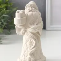 Фигура «Дед мороз» 15×8×5.5 см, натуральный