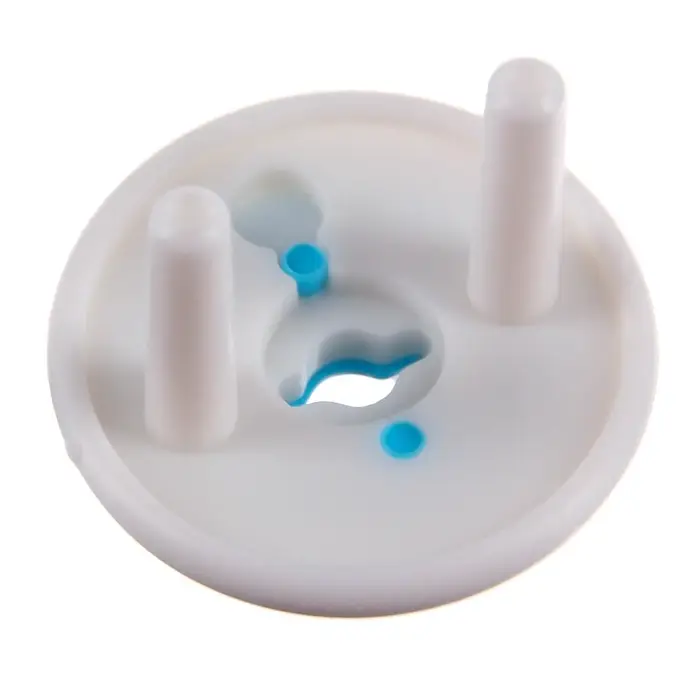 Заглушка для розетки Крошка Я, с ключом, набор 6 шт., белый