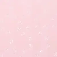 Пленка для цветов, сердечки, 57 см &times; 10 м, розовый, 65 микрон