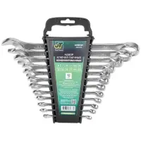 Набор ключей гаечных комбинированных на держателе (6-22 мм) (12 предметов) JT KJ3N12P