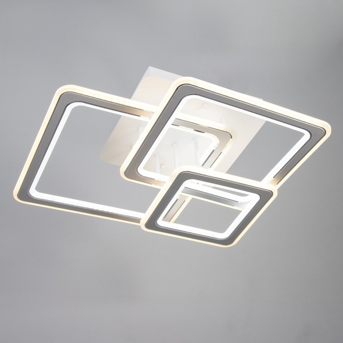 Люстра Люстра "Индира"с ПДУ LED 250Вт 3000-6000Вт белый 53,5х53,5х15см BayerLux