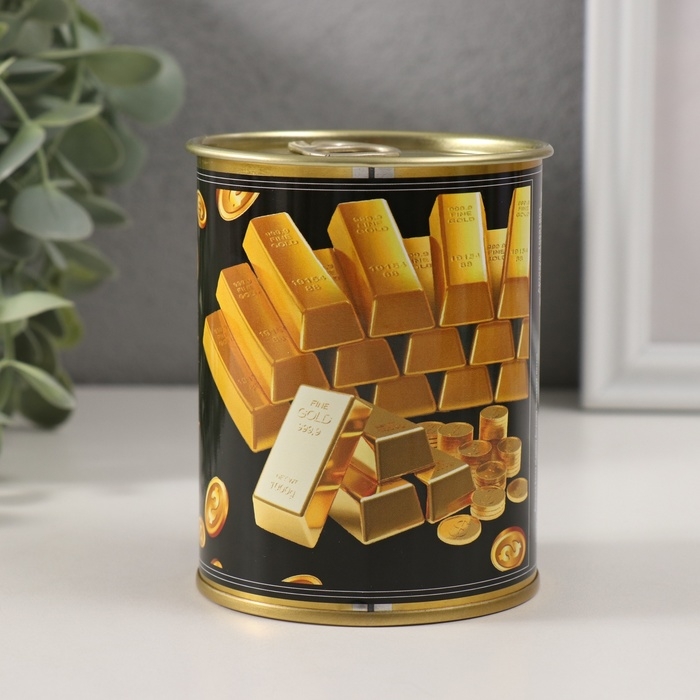 Копилка-банка металл Копилка-банка металл "Самому богатому человеку"