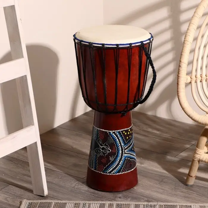 Сувенирный музыкальный инструмент «Барабан Джембе», 60×24×24 см Сувенирный музыкальный инструмент «Барабан Джембе», 60×24×24 см