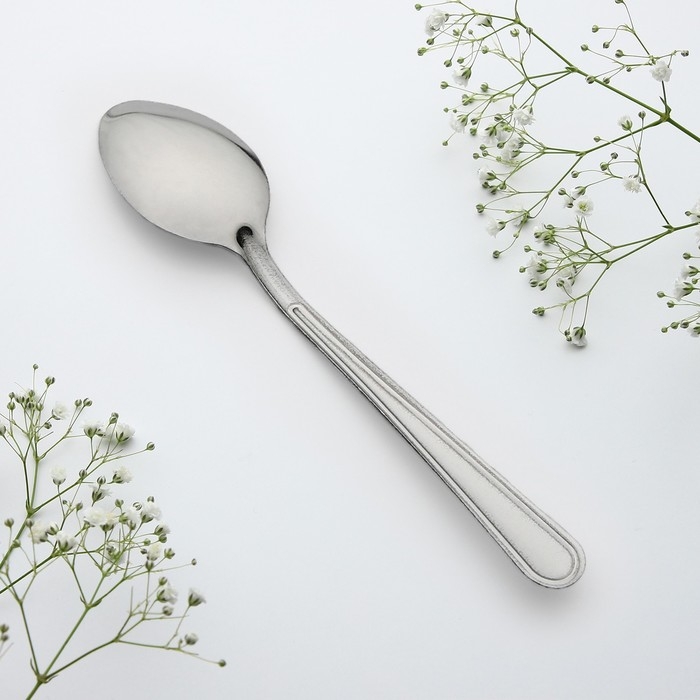 Ложка чайная с гравировкой «Ольга», 3 х 14 см. Ложка чайная с гравировкой «Ольга», 3 х 14 см.