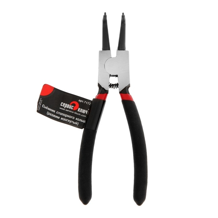 Съемник стопорного кольца «СЕРВИС КЛЮЧ», разжим изогнутый Съемник стопорного кольца «СЕРВИС КЛЮЧ», разжим изогнутый