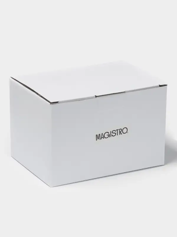 Чайник заварочный Magistro, с ситом, 750 л, керамика, белый
