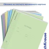 Тетрадь 18 листов в клетку ErichKrause &laquo;Классика&raquo;, обложка мелованный картон, МИКС