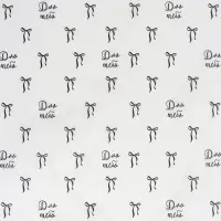 Плёнка тишью влагостойкая &laquo;Бантики&raquo;, 0.6&times;10 м, 30 мкм