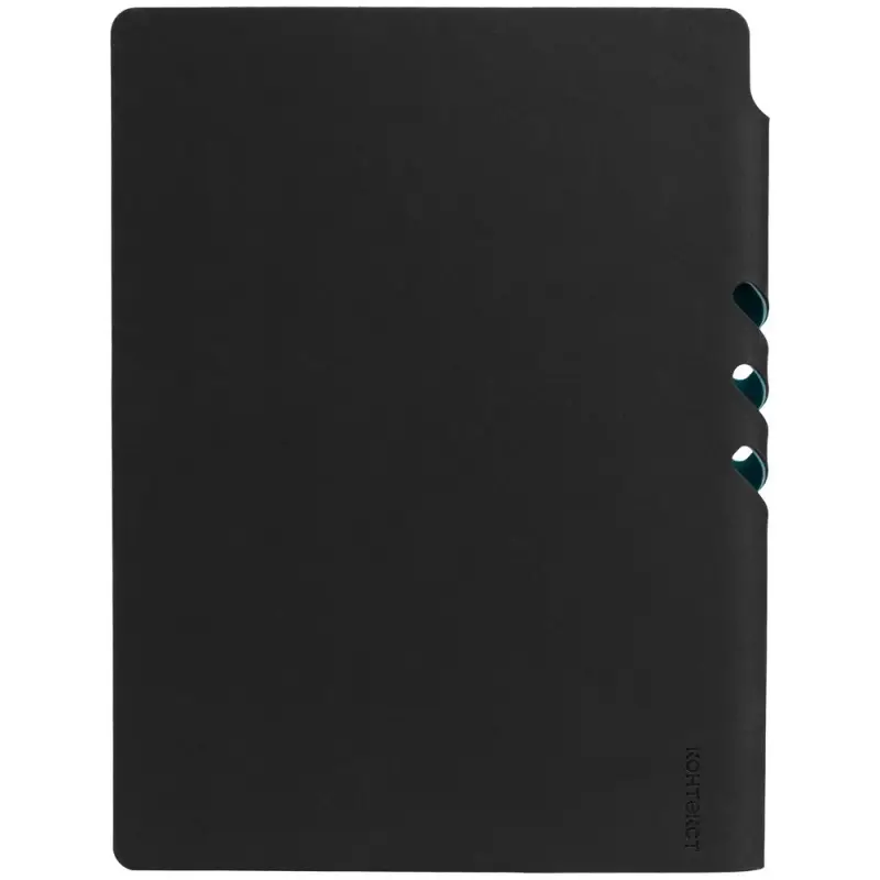 Ежедневник Flexpen Black, недатированный, черный с бирюзовым Ежедневник Flexpen Black, недатированный, черный с бирюзовым