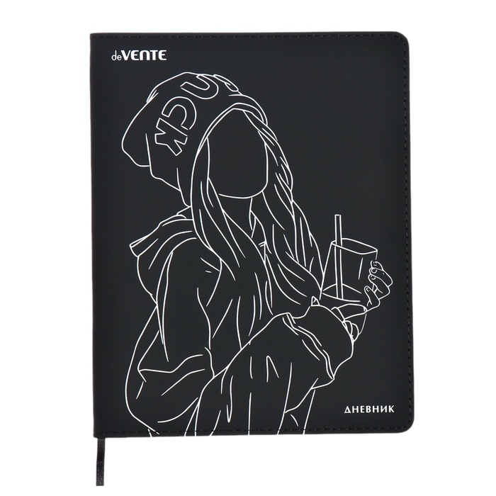 Дневник универсальный для 1-11 класса Good Luck, интегральная обложка, искусственная кожа, шелкография, ляссе, 80 г/м2