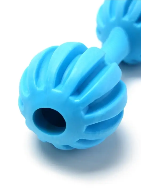 Жевательная игрушка для собак &laquo;Силач&raquo;, 15 см, TPR, голубая
