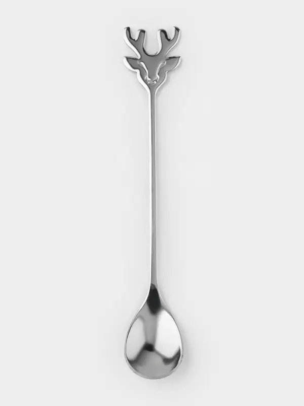 Ложка чайная 15 см  Ложка чайная 15 см "Хьёрт" цвет серебро