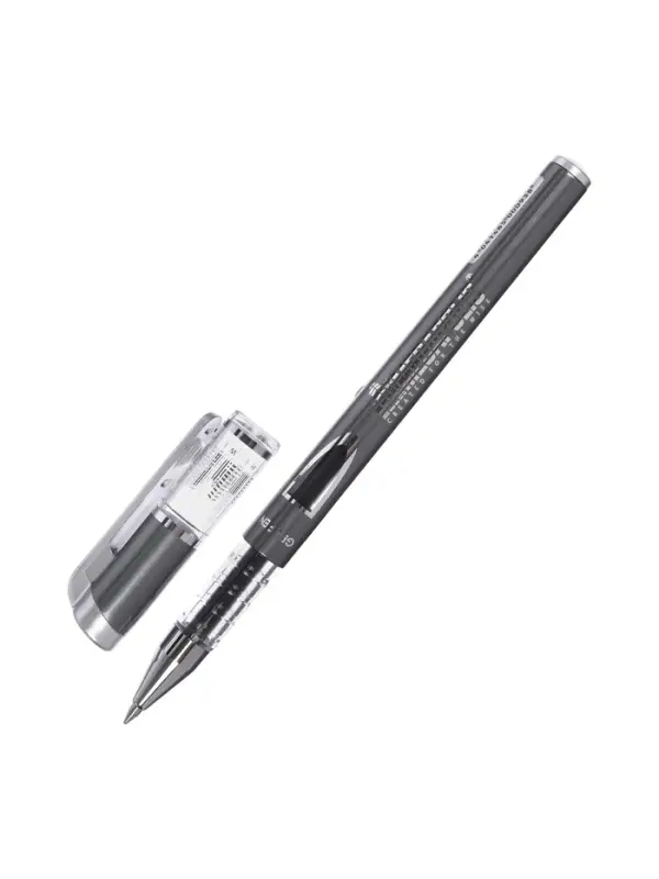 Ручка гелевая ErichKrause Megapolis Gel, чернила чёрные, узел 0.5 мм, длина линии письма 500 метров