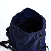Рюкзак туристический, Taif, 100 л, отдел на шнурке, 2 наружных кармана, цвет синий