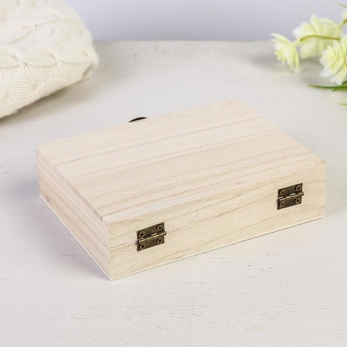 Шкатулка дерево под роспись Шкатулка дерево под роспись "Прямоугольная" 4х10,8х15 см