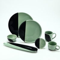 Чайная пара Dolce Ceramo. «Альпы», 2 предмета: кружка 200 мл, блюдце d=10 см