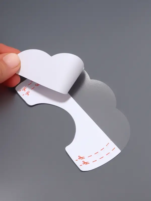 Тейпы для поддержки груди, набор - 5 пар, на клеевой основе, 12&times;8 см, белые