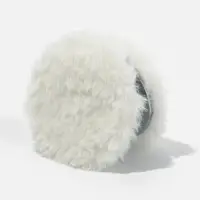 Зеркало складное «Мех», d=8 см, с увеличением, с искусственным мехом, белое Зеркало складное «Мех», d=8 см, с увеличением, с искусственным мехом, белое