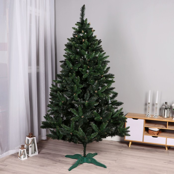 Ёлка искусственная Ёлка искусственная "Рождественская" 220 см, d нижнего яруса 110 см, 700 веток
