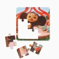 Пазлы 4в1 &laquo;Чебурашка&raquo;, 9, 16, 25, 36 деталей