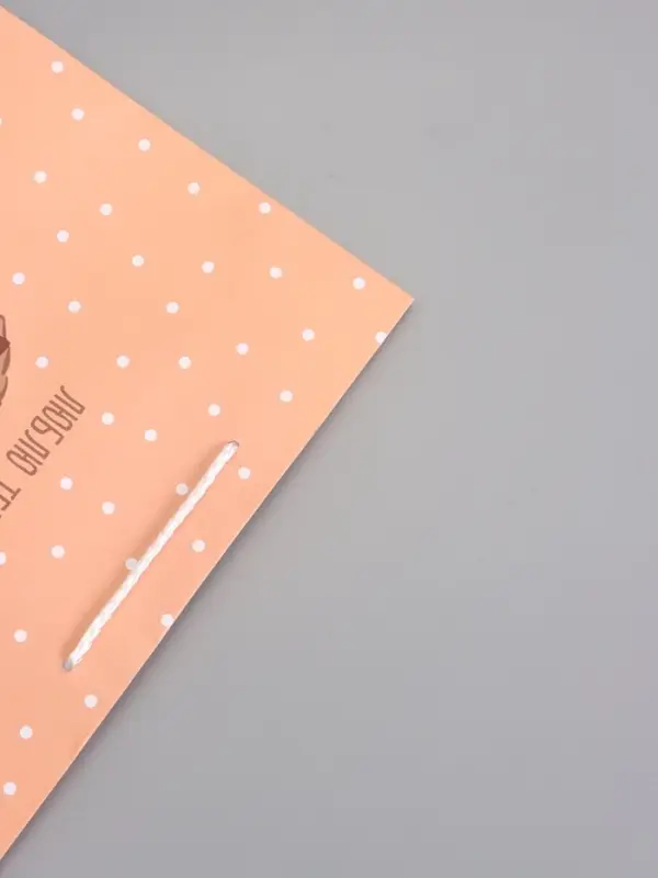 Пакет подарочный ламинированный "Люблю тебя" 26 х 12 х 32 см