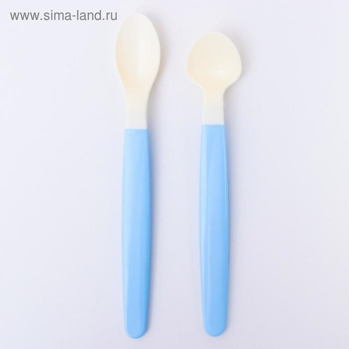 Ложки детские для кормления от 5 мес., 2 шт., цвета МИКС Ложки детские для кормления от 5 мес., 2 шт., цвета МИКС