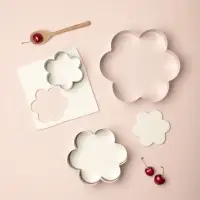 VETTA Набор колец кондитерских 3пр "Цветок", нерж.сталь