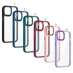 Чехол для iPhone 13 цветной бампер