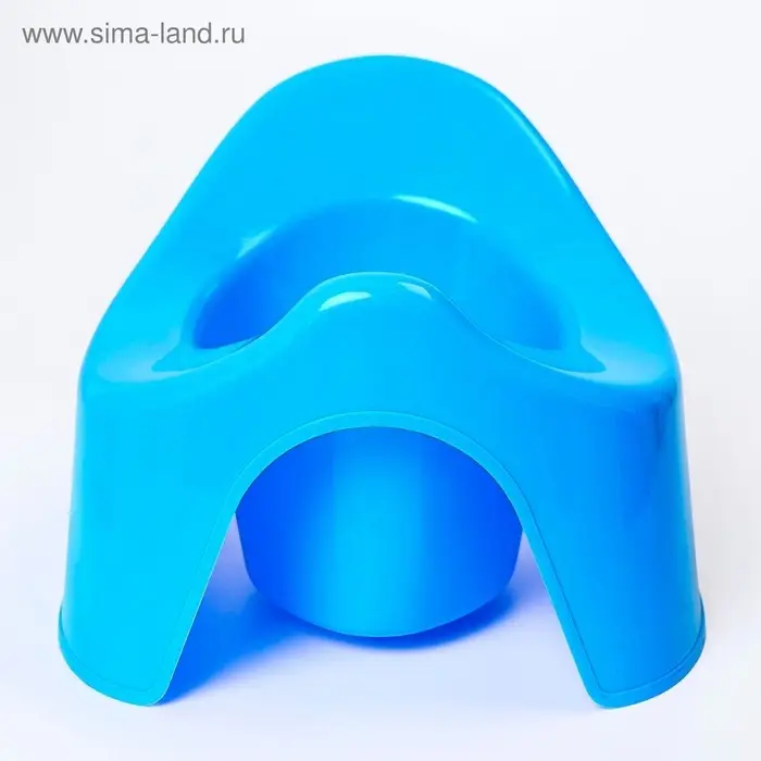 Горшок детский, цвет голубой