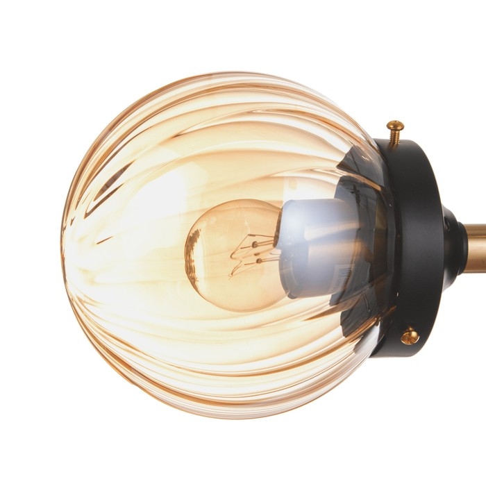 Бра Бра "Салли" 1х60Вт Е27 Медный, чёрный 26х13х33см