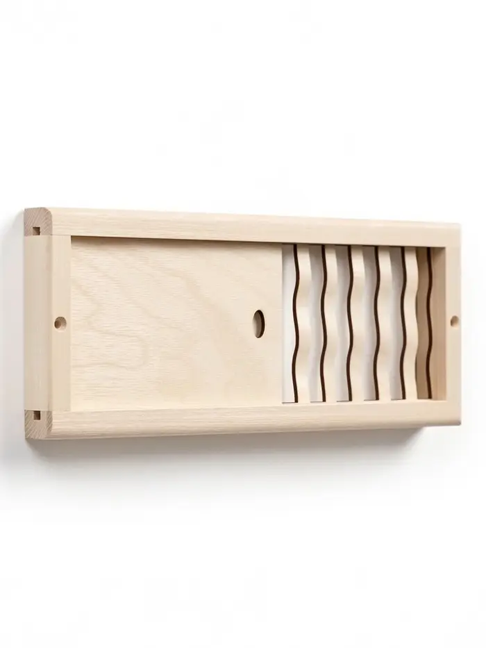 Вентиляционная решетка "Пламя" с задвижкой, 28х12 см