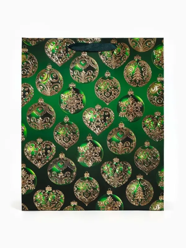 Пакет подарочный «Новогодний» 32×26×10 см Пакет подарочный «Новогодний» 32×26×10 см