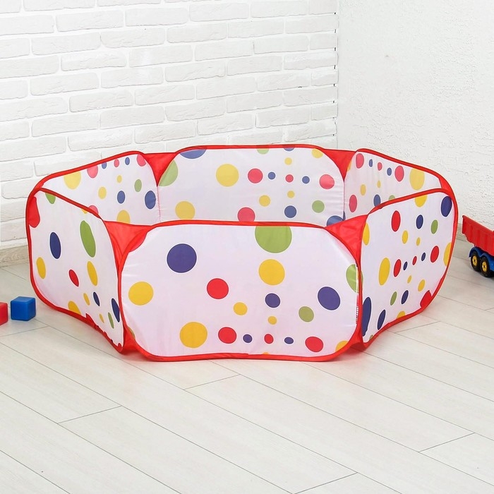 Манеж-сухой бассейн для шариков  Манеж-сухой бассейн для шариков "Шарики", размер:100 см, h=37 см