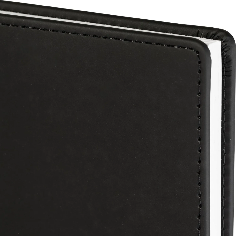 Ежедневник недатированный А5+, 136л, VELVET черный  3-115/04