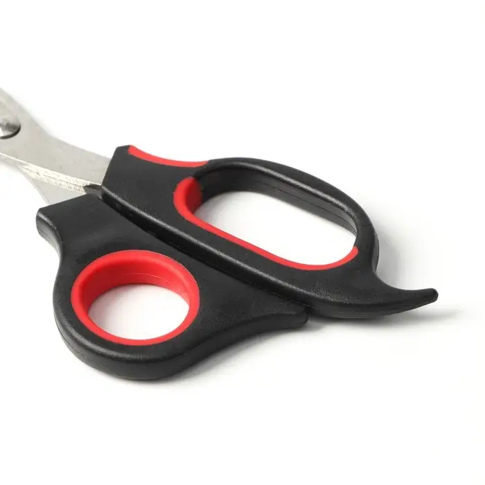 Ножницы-когтерезы средние с упором для пальца, чёрные с красным Ножницы-когтерезы средние с упором для пальца, чёрные с красным