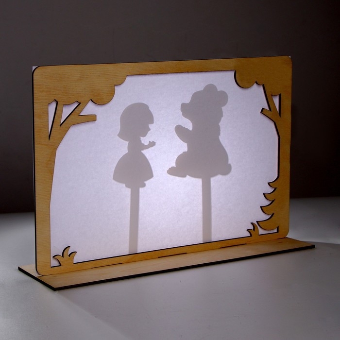 Теневой театр по мотивам русской народной сказки «Три медведя» Теневой театр по мотивам русской народной сказки «Три медведя»